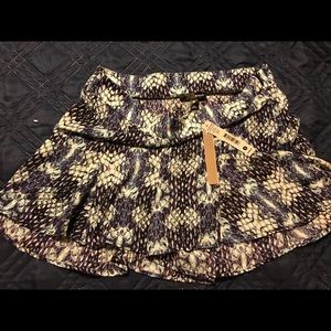 Brand new aqua Bloomingdale's mini skirt